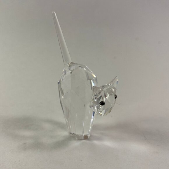 Vintage Retired Swarovski standing Tomcat WB #198241, Made in Austria # 198241 - Picture 4 of 9